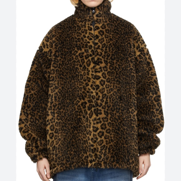BALENCIAGA zip up leopard jacket - Picture 2 of 10